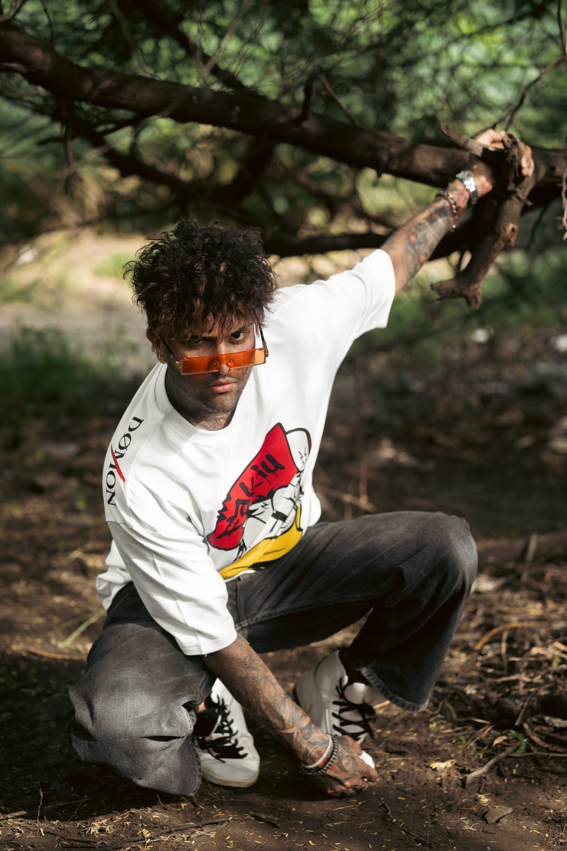 FAKIU Distorted Mascot Tee