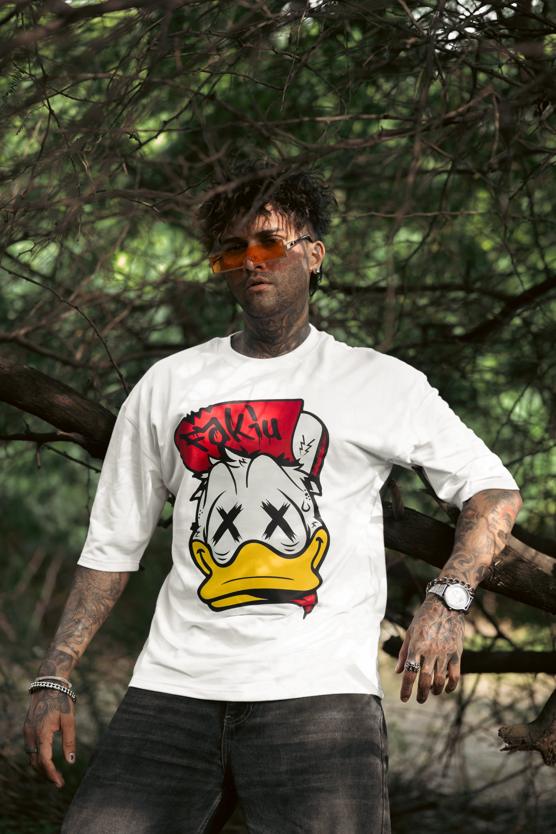 FAKIU Distorted Mascot Tee