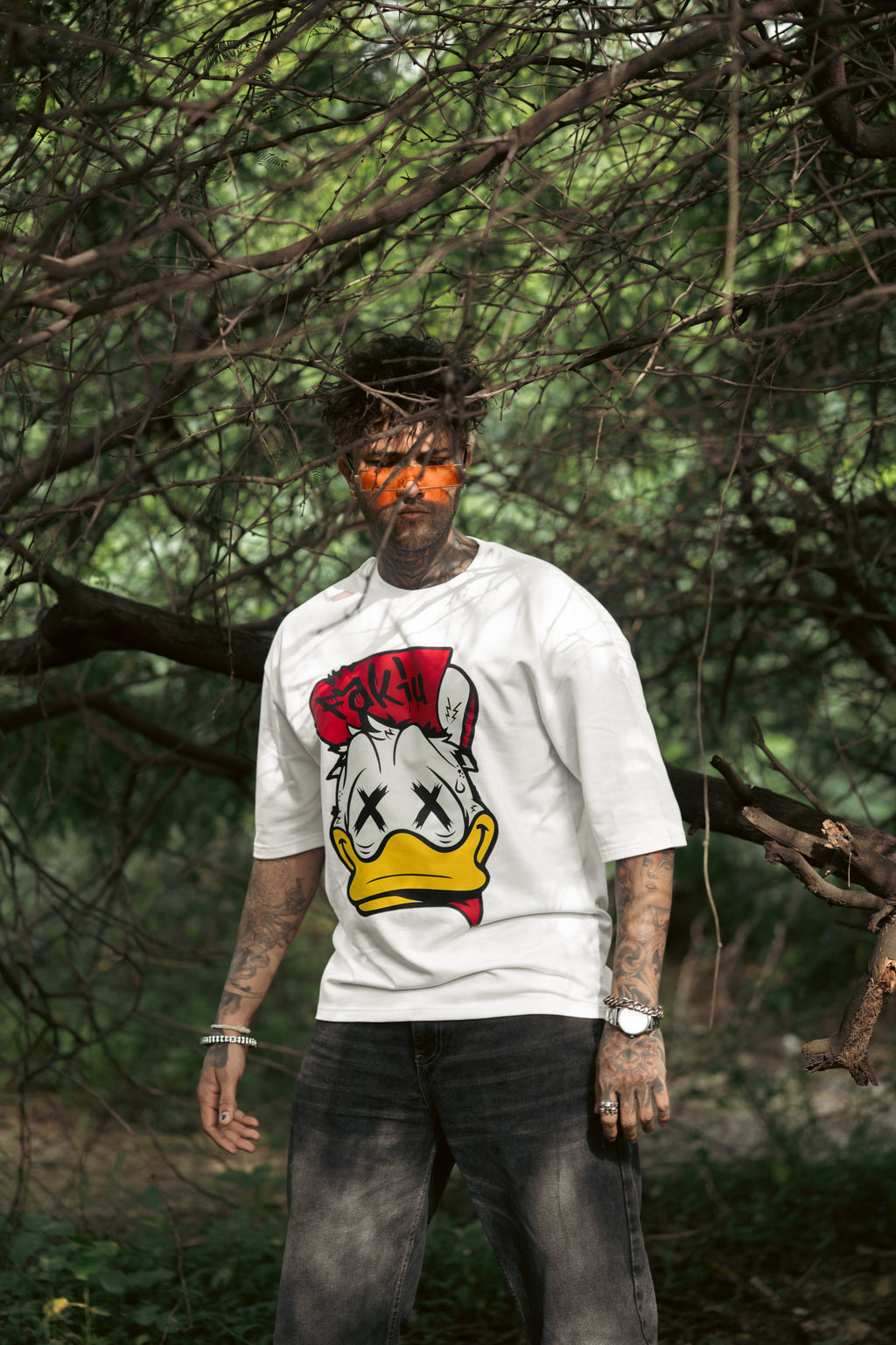 FAKIU Distorted Mascot Tee