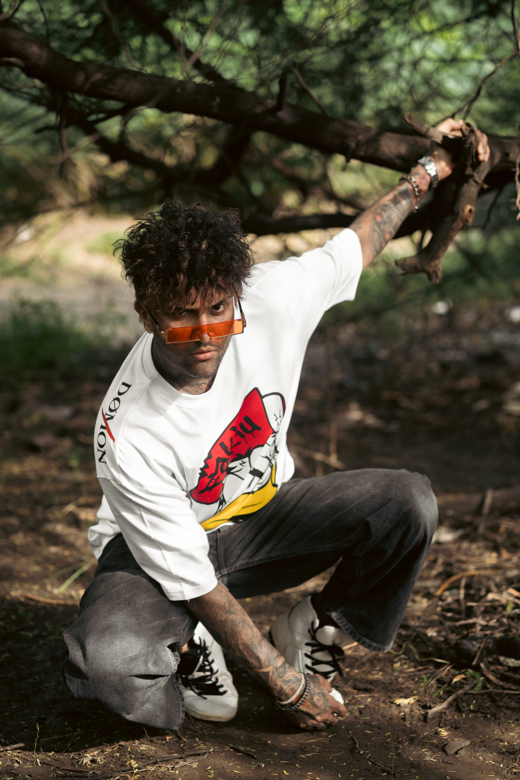 FAKIU Distorted Mascot Tee